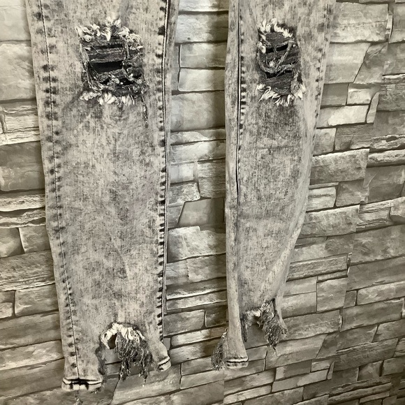 L’AGENCE High Line Distressed Skinny BlackJeans 25 NWTOT (w549) - Picture 4 of 13